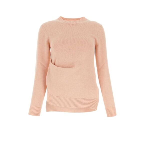 Jil Sander Women Light Pink Cotton Blend Sweater